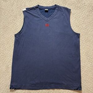 Y2K Nike Lebron Signature Sleeveless Basketball Jersey Tank Mens 3XL Blue